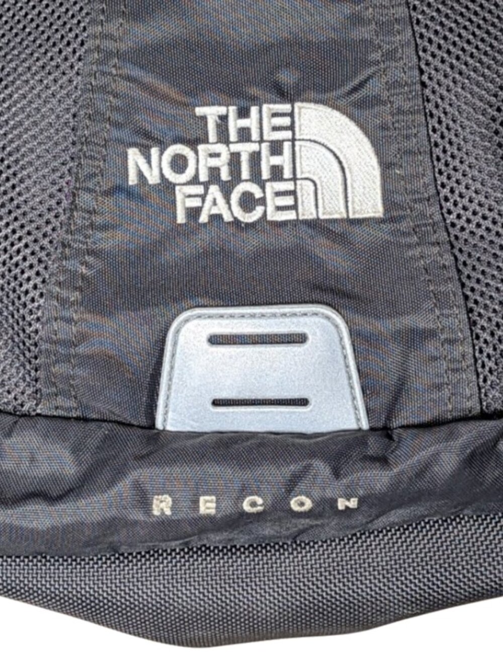 The North Face Womens Recon Backpack Grey Purple Laptop Sleeve Daypack 20" - Picture 3 of 13